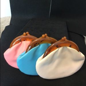 Vintage Small Faux Leather Pouches